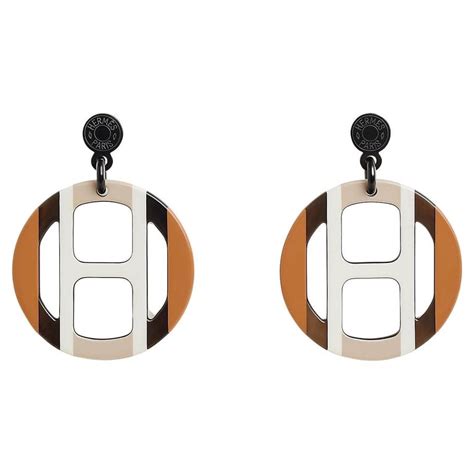 hermes h equipe earrings|authentic hermes earrings for sale.